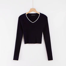 Load image into Gallery viewer, Fall 2019 crop sweater kawaii cute sweaters knitted sweater pink women winter clothes women pullover sweater sexy tops