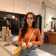 Load image into Gallery viewer, 2019 Autumn Winter Women Knitted Turtleneck Sweater Casual Soft Polo-neck Jumper Fashion Slim Femme Elasticity Pullovers