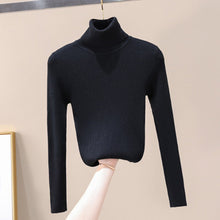 Load image into Gallery viewer, DIHOPE  2020 Autumn Winter Women Knitted Turtleneck Sweater Soft Polo-neck Jumper Fashion Slim Femme Elasticity Pullovers