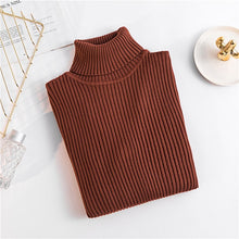 Load image into Gallery viewer, On Sale 2019 Autumn Winter Women Knitted Turtleneck Sweater Casual Soft Polo-neck Jumper Fashion Slim Femme Elasticity Pullovers