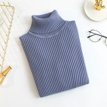 Load image into Gallery viewer, On Sale 2019 Autumn Winter Women Knitted Turtleneck Sweater Casual Soft Polo-neck Jumper Fashion Slim Femme Elasticity Pullovers