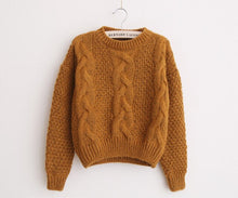 Load image into Gallery viewer, Women Sweaters Warm Pullover and Jumpers Crewneck Mohair Pullover Twist Pull Jumpers Autumn 2019 Knitted Sweaters Christmas